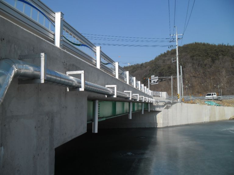 상수도 PE관 보온 캔싱