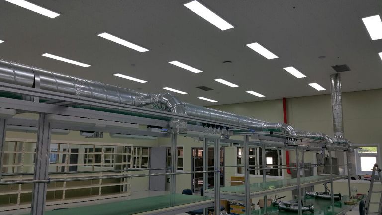 세스코 생산 라인 배기공사